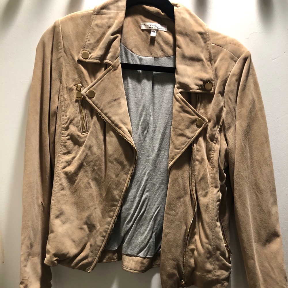 Suede Moto Jacket | Medium